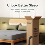 Siena 8” King Memory Foam Mattress - Medium Firm - 180 Night Trial - Premium Pressure-Relieving Layers - 10 Year Warranty - Mattress in a Box - CertiPUR-US Certified
