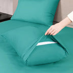 Mejoroom Queen Size Sheet Set - Hotel Luxury 1800 Bedding Sheets & Pillowcases - Deep Pocket Fitted Sheet, Soft, Breathable, Wrinkle & Fade Resistant - 4 Piece (Queen, Teal)