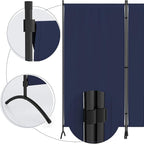 Morngardo Room Divider Folding Privacy Screens 3 Panel Partitions Dividers Portable Separating for Home Office Bedroom Dorm Decor