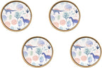 4-Pack Zinc Alloy Furniture Knobs Pulls for Dresser Drawers, Cute Dinosaur Cupboard Door Handle 1.26" Diameter for Decorative Walls