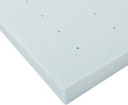 LUCID 3 Inch Mattress Topper Full XL - Gel Infused Memory Foam – Memory Foam Mattress Topper Full – Ventilated Design – CertiPur Certified