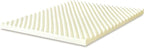 ZINUS 2 Inch Copper Cooling Memory Foam Mattress Topper With Airflow Design, Full, White