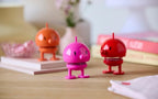 Hoptimist Classic Bumble, Danish Design Elegance Meets Playful Joy in This Charming Figurine - Small Red, 2 x 2.8 x 3.15 inches