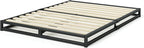 Zinus Joseph Low Profile 6 Inch Platform Bed Frame, Wood Slat Support, No Box Spring Needed, Eco Friendly WonderBox(TM) Packaging, Easy Assembly, Black, Full
