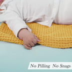 PHF 100% Cotton Waffle Weave Blanket Baby Size,Snag Proof Throw for, 30x40,Lightweight Breathable Moisture-Wicking,Oeko-TEX Certified,Machine Washable, Home Decor Gift-Ginger