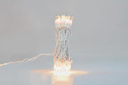 Brite Star 100 Count Mini String Christmas Lights, Clear - 22 feet Indoor/Outdoor Christmas Tree Lights with White Wire (Set of 2)