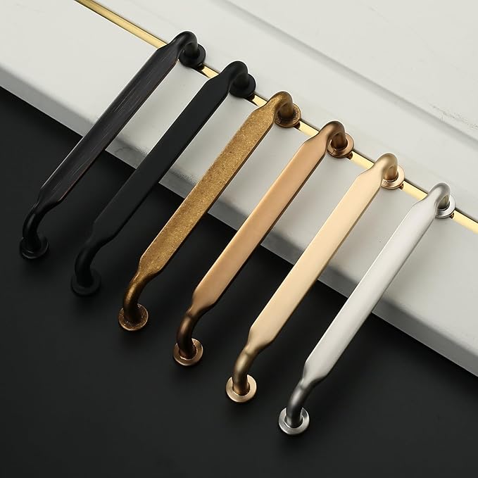 Asidrama 10 Pack 5 Inch(128mm) Oil Rubbed Bronze Kitchen Cabinet Handles, Cabinet Pulls Kitchen Cabinet Hardware for Cupboard Drawer Pulls