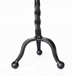 Black Taper Candle Holder Set of 2,Vintage Candle Sticks Holder Decor,Wrought Iron Candle Holder for Table Centerpiece,Halloween,Wedding,Christmas