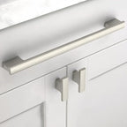 Asidrama 10 Pack 9 Inch(228mm) Brushed Satin Nickel Kitchen Cabinet Handles, Cabinet Pulls Kitchen Cabinet Hardware for Cupboard Drawer Pulls