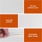 PayLessHere 5 Inch Gel Memory Foam Mattress Medium Firm Mattresses CertiPUR-US Certified Bed-in-a-Box Pressure Relieving King Size,Fiberglass Free，White