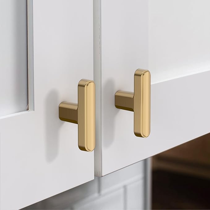 2244 10 Pack Kitchen Cabinet Knobs Champagne Bronze Dresser Drawer Knobs Kitchen Cabinet Hardware for Dresser Drawers 2244