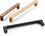 Burlywood Round 7-1/2in 4 pcs Wooden Drawer Pulls Handle pulls for cabinets Kitchen Cabinet Drawer pulls Cabinet Door Pull
