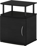 Furinno Jaya End Table, One, Black Wood