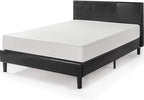 ZINUS Jade Faux Leather Upholstered Platform Bed Frame, Mattress Foundation with Wood Slat Support, No Box Spring Needed, Easy Assembly, Queen