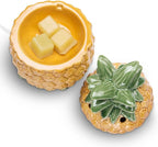 STAR MOON Wax Melt Warmer for Scented Wax Electric - Tropical Pineapple Design with Ceramic Warming Plate - Ideal for Home and Office - No Flame