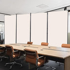 Room Divider, 4 Panel Folding Privacy Screens with Wider Support Feet, 6 Ft Portable Room Partition for Room Separator, 136" W X 71" H, Beige