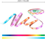 WiZ Connected 65.6 ft LED Light Strip For Your Smart Home - Flowing Multicolor LED, Color-Changing, Cuttable - Voice/App Control - 2 Rolls