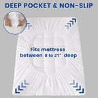 California King Mattress Topper,Extra Thick Pillowtop, Cooling and Plush Mattress Pad Cover for Back Pain,Soft Mattress Protector Cover with 8-21 Inch Deep Pocket(72''x84'')