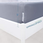 Box Spring Cover King Size, Alternates for Bed Skirt, Smooth and Elastic Woven Material Wrap Around 4 Sides of The Box Spring, Wrinkle & Fading Resistant, Washable, Dustproof, Grey