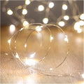 Waterproof LED Fairy String Lights - Battery Operated for Indoor & Outdoor Decoration, Wedding, Home Parties, Christmas & Holidays (Warm White, 32.8Ft)