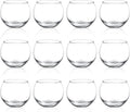 12pcs Clear Glass Tealight Candle Holder, Round Votive Candle Holders, Small Bowl Candle Holder Bulk for Wedding Table Centerpieces Home Decor