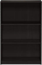 Furinno JAYA Book Shelf, 3-Tier Bookshelf, Bookcase with Adjustable Shelves, 9.5 x 24.5 x 40.3, for Living Room, Bedroom, Home Office, Espresso