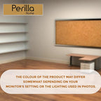 Perilla Home Set of 6 Ceramic Knobs for Cabinet & Drawers Decorative Round Knobs for Home Kitchen Cabinet Hardware Cupboard Glass Door Dresser Wardrobe and Drawer Pulls (Aster Black)