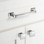 KHTumeware 2 Pack 6-1/4 Inch Cabinet Pulls & Drawer Pulls - Polished Chrome Cabinet Hardware