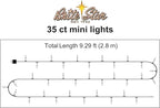 Brite Star 35 Lt Straight Line Lights, Multi, Green Wire