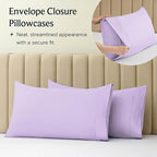 LuxClub Twin XL Sheets - Soft Twin Bed Sheets for-Boys-and-Girls-3 PC Deep Pockets Wrinkle Free-Kids-Fitted Sheets Machine Washable Hotel Bedding Silky Soft - Lavender Twin XL