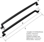 khtumeware | Appliance Handle Pull | Matte Black | 12 in (305 mm) Center-to-Center Drawer Pull | 1 Pack| Kitchen and Bathroom Cabinet Hardware | Furniture Hardware