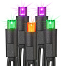 Brizled Purple Orange Green Halloween Lights, 33ft 100 LED 5MM Wide Angle Halloween String Lights, 120V UL Certified Connectable Mini Light Set for Indoor Outdoor Home Garden Patio Yard Party Decor