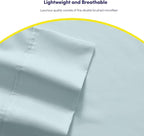King Size Bed Sheets - 6 Piece 1500 Supreme Collection Fine Brushed Microfiber Deep Pocket King Sheet Set Bedding - 2 Extra Pillow Cases, Great Value, King, Aqua