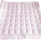 Royal Hotel Bedding Mattress Topper, Top-Split-King, 2 Inches Hypoallergenic Overfilled Down Alternative Anchor Bands Mattress Topper