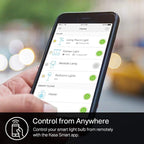 Kasa Smart Light Bulbs that works with Alexa and Google Home, Dimmable Smart LED Bulb, A19, 9W, 800Lumens, Soft White(2700K), CRI≥90, WiFi 2.4Ghz only, No Hub Required, 4 Count (Pack of 1)(KL110P4)
