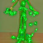BOHON St Patricks Day Decorations Shamrocks String Lights Battery Operated with Remote 10 ft 40 LEDs Lucky Clover Green Lights for Bedroom Party Feast of Saint St. Patrick's Day Decoration