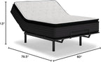 Signature Design by Ashley Limited Edition Pillow Top 13 " Pillow Top Hybrid Mattress with Gel Memory Foam, Edge Support for Cool Sleep and Pressure Relief, Queen, Fiberglass Free, Mattress In A Box