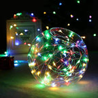 YKB 6 Pack Multicolor LED Starry String Lights with 20 Mini LEDs on 6.6FT/2M Copper Wire, Fairy Lights Powered by 2xCR2032(Incl) Batteries, for Wedding Table Holiday Halloween Christmas Decorations