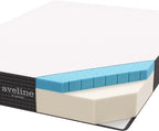 Modway Aveline Gel Infused Memory Mattress with CertiPUR-US Certified Foam, King, White