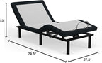 Blissful Nights Twin XL e3 Adjustable Bed Base Frame with Head and Foot Incline, Wireless Remote Control, Easy Assembly, 10 Year Warranty