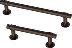 Franklin Brass - Francisco Deep Bronze Cabinet Handles 5 Inch (5") Hole Center Pulls | Easy Install, Durable Hardware for Kitchen Cabinet Door, Drawers, Dresser Pull, Furniture (10 Pack)
