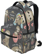 Custom Children's Name School Backpack Personalized Schoolbag Travel Bag for Teens Girls Boys