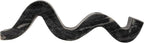 Bloomingville Marble Wave Double Taper Candle Holder, Black