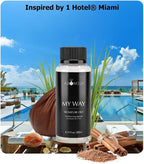 My Way by Aromely Essential Diffuser Oil Blend - Inspired by 1 Hotel® - Luxurious Fragrance with Notes of Leather, Cardamon, Lemon, Cedarwood, Iris and Amber. (120 ML, My Way)