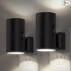 L LOHAS LED Bright Night Light, Night Lights Plug into Wall, 5000K Daylight White, Dimmable Nightlight Plug in with Light Sensor, Decorative LED Nightlights for Hallway Bathroom Kitchen, 2 Pack