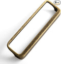 Goo-Ki Antique Brass Cabinet Pulls with Hole Center 5''(128MM),Retro Zinc Alloy Drawer Pulls for Drawer,Wardrobe,Cupboard,6 Pack