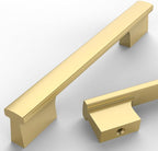 Asidrama 30 Pack 5 Inch(128mm) Brushed Gold Cabinet pulls Kitchen Cabinet Handles, Cabinet Pulls Gold Kitchen Cabinet Hardware for Cupboard Drawer Pulls