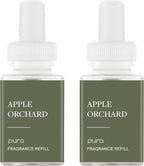 PuraHome Scent Refill - Smart Home Air Diffuser - Up to 120-Hours of Luxury Fragrance per Refill - Home Essential - Clean & Safe Diffuser Fragrance - 2 Pack, Apple Orchards