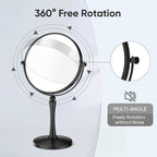 Nicesail 8' Desk Vanity Mirror, Double-Sided with 1X/7X Magnification, Makeup Mirror for Home, Hotel, Desktop