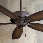 Ceiling Fan Pull Chain 12 inch Wooden Pull Chain Extension Fan Chain Extender Ceiling Fan Pulls Ornament with Ball Fan Chain Connector for Ceiling Fan Light, 1PCS (Walnut Wood)